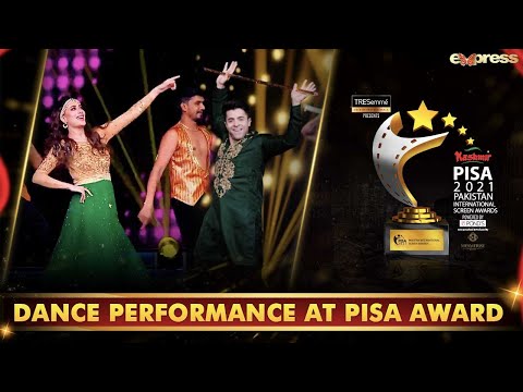 Mehwish Hayat &  Sheheryar Munawar Dance Performance | PISA Award 2021 | Express TV | I2O2O