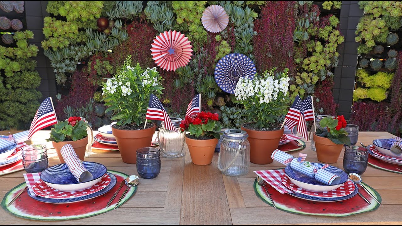 How to Create a Patriotic Themed Tablescape with Emily
