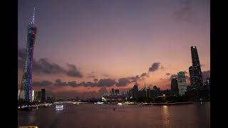 中国広州の夕焼けー2026/5/27