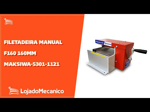 Filetadeira Manual F160 160mm - Video