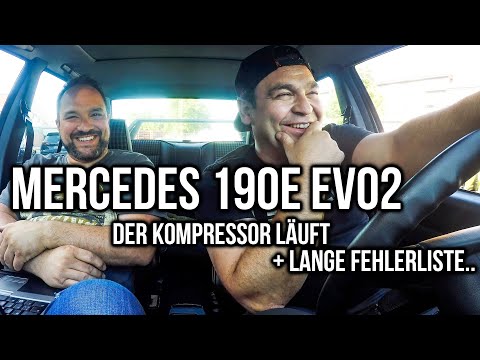 LEVELLA | Mercedes 190E EVO 2 C32 AMG Swap | Der Kompressor läuft + Lange Fehlerliste..