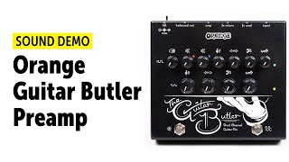 Video thumbnail for Orange Guitar Butler  - Sound Demo (no talking) by Guitar Bonedo