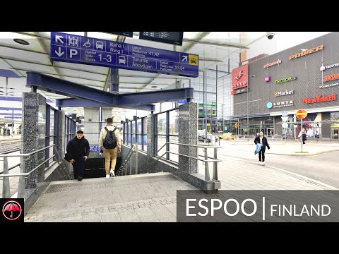 Walking around Leppävaara, Espoo, Finland - September 2025