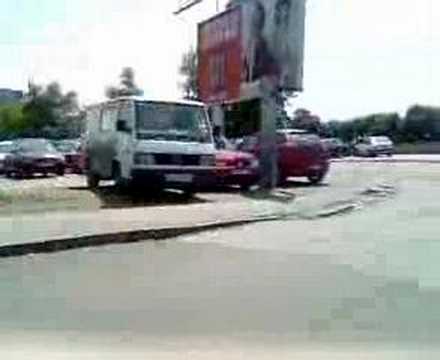 Hair raising taxi ride in Skopje