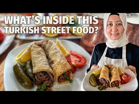 Tantuni Wraps from Turkey 🇹🇷 | Street Food Style Beef & Lavash with Ayran