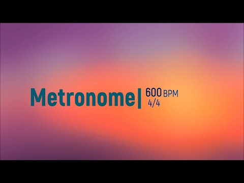 600 BPM Metronome 4/4