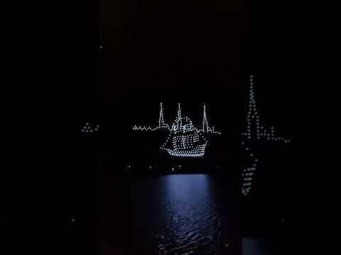 Riga Birthday Drone Show 01