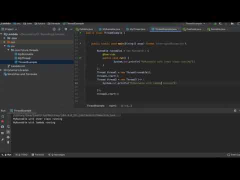 Lambda Expressions In Java 8 Tutorial Part 9 Replacing Anonymous Inner Classes