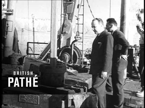 Oil Research In N. African Desert (1954)