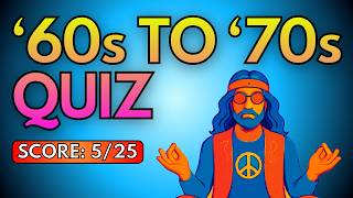 Getting 10 Correct Answers For This '60s to '70s TRIVIA Is Super Hard! Can You