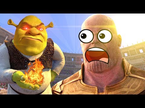 THANOS gegen SHREK - Wer GEWINNT? (UEBS: Ultimate Epic Battle Simulator)