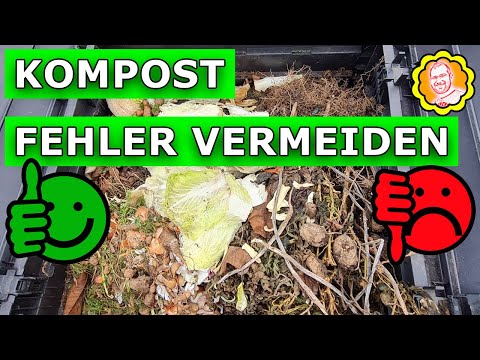 Vermeidet diese 5 Fehler - Richtiges Kompostieren