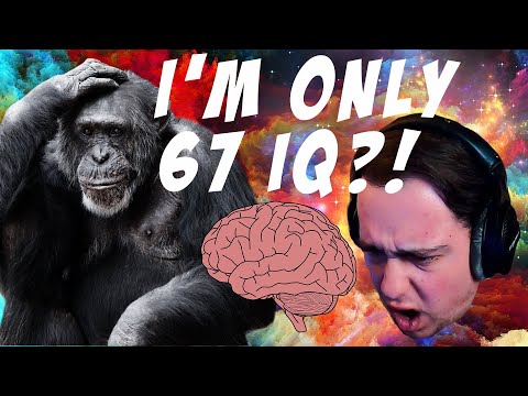 I TOOK AN IQ TEST! I'M DUMBER THAN A CHIMPANZEE?! (Human Benchmark)