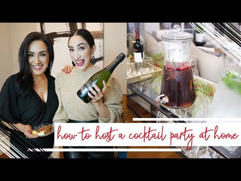 How to Host a Cocktail Party at Home | Edna & Alexandria