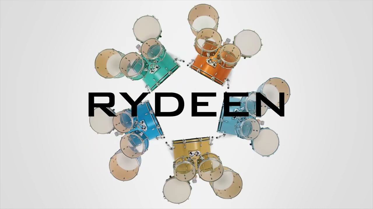 Yamaha Rydeen 5pc Fusion Drum Kit - Gloss Pale Blue w/FREE DS550 STOOL!