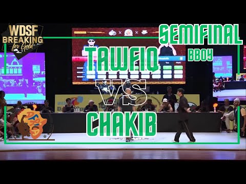 BBOY TAWFIQ VS BBOY CHAKIB | SEMIFINAL | 1 VS 1 | WDSF BREAKING CHAMPIONSHIP AFRICA 2023
