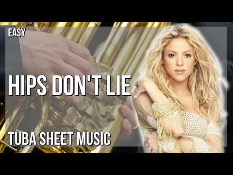 Tuba Sheet Music: How to play Hips Don't Lie by Shakira ft Wycleaf Jean