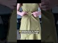 😱Must Try This Amazing Trick To Tighten Loose Dress With A Bangle #shorts