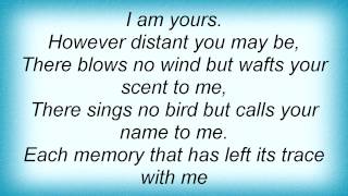 Eric Clapton - I Am Yours Lyrics