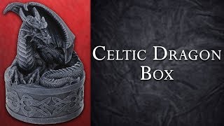 CC8265 Celtic Dragon Box from Medieval Collectible