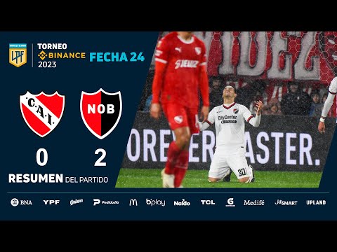 #TorneoBinance 2023 | Fecha 24 | resumen de Independiente - Newell's