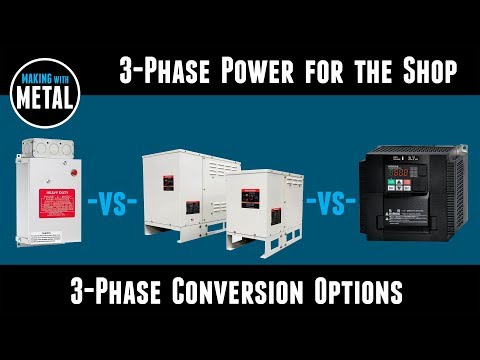 Static Phase Converters -vs- Rotary Phase Converters -vs- Variable Frequency Drives