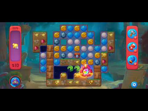 Fishdom Hard Level 2375 (with Double Super Lightning) @choraelmin