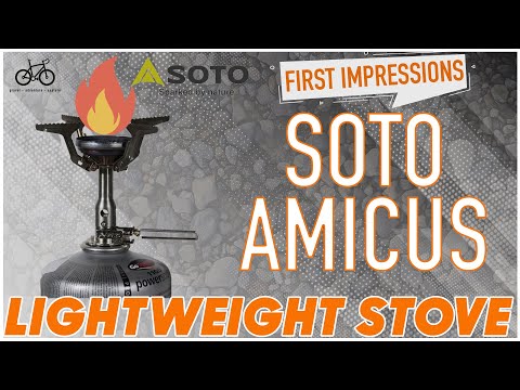 LIGHTWEIGHT CAMPING STOVE - SOTO AMICUS