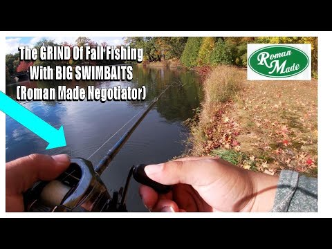 The GRIND Of Fall Fishing With BIG SWIMBAITS (Roman Made Negotiator)