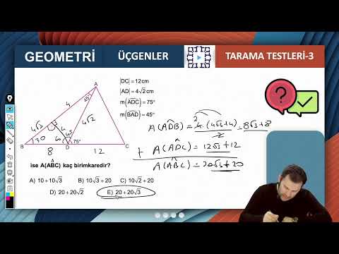Geometri Üçgenler Tarama