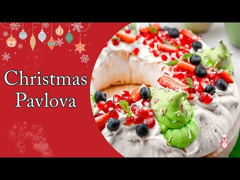 Christmas Pavlova Wreath