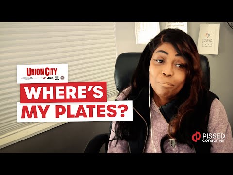 Union City CDJR Fiat - No tag or registration