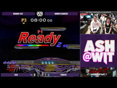 Azzu (Falco) vs Ferocitii (Peach) - ASH@WIT #112 Melee Winner's Quarters