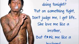 Nicki Minaj  High School feat. Lil Wayne) (Clean) [Lyric Video]