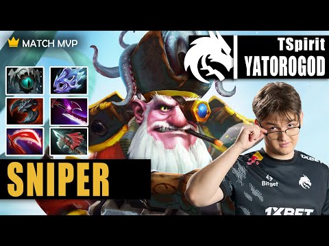 Sniper Safelane | TSpirit.YATOROGOD | TI CHAMPION SNIPER VS YOUR SNIPER | 7.32b Gameplay Highlights