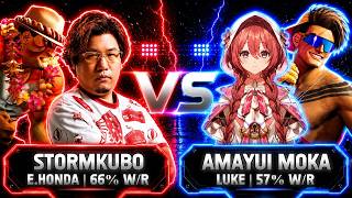 スト6【ストーム久保(本田) VS 甘結もか(ルーク)】STORMKUBO (E.Honda) vs AMAYUI MOKA (Luke) SF6
