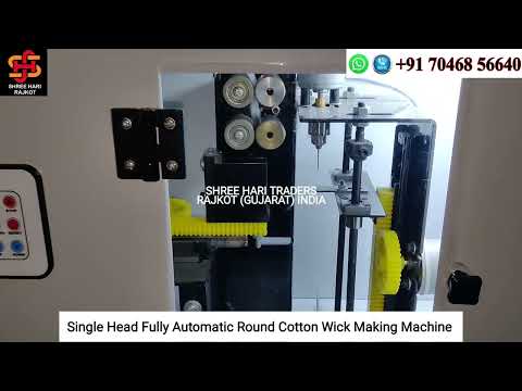 Fully Automatic Round Cotton Wick Machine