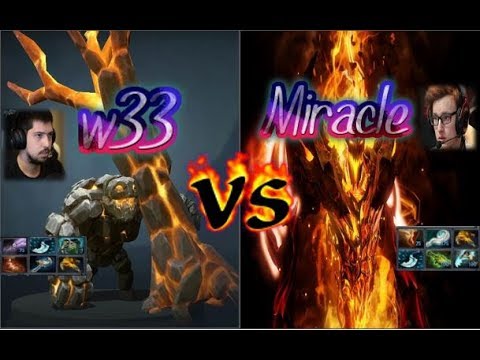 Miracle vs w33 y Mind_ContRoL│High MMR Rank Pro Gameplay│Dota 2