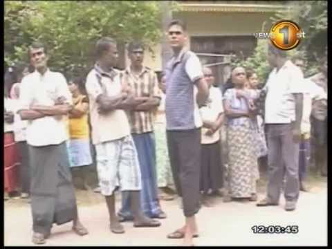 newsfirst - නිවස ගිනි ගනී : පියා හා පුතු මරුට