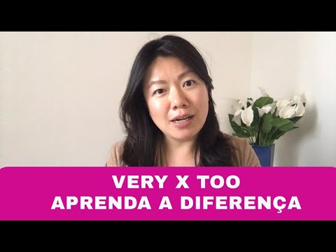 Aprenda a diferença entre VERY e TOO #inglês