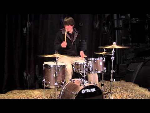 Yamaha Maple Custom Absolute Drum Set 20/12/14 - Vintage Black