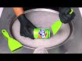 Satisfying Process Of Making Exotic Fanta Ice Cream Rolls How To Make Lemonade Ice Cream ASMR