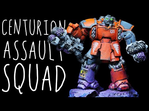 Converting and Painting Centurion Assault Squad for My Underground Space Marines!