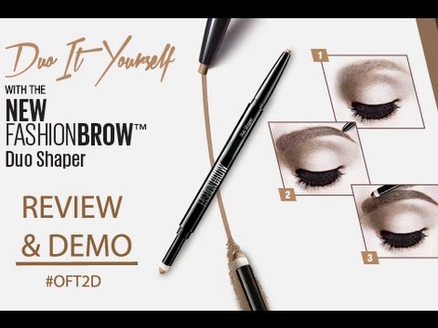 *NEW* Maybelline The Fashion Brow Pencil | Review & Demo #OFT2D Video