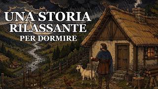 Vivi in una Capanna Medievale nella Valle e si Avvicina una Tempesta