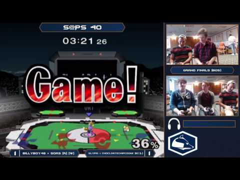 S@PS 40 Melee Doubles - billyboy48 + Shepherd (Red) VS Slypig + Cooke (Blue) - Grand Finals