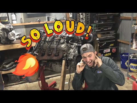 Holley Terminator X Engine Stand Fire Up After Cam and Spring Install 5.3 LS