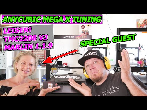 Anycubic Mega X TUNING: Leiser! Tmc2208V3! Marlin 1.1.9!
