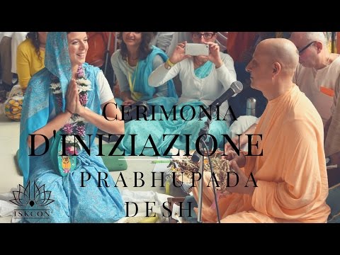Cerimonia d'iniziazione a Prabhupada desh