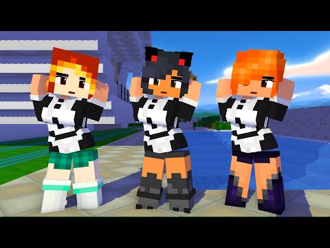SUPER IDOL SHUFFLE SIMPLE DIMPLE MAID APHMAU CREW KIM & LUCINDA - MINECRAFT ANIMATION #shorts